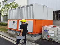 蒸發式冷水機組噪聲控制方案